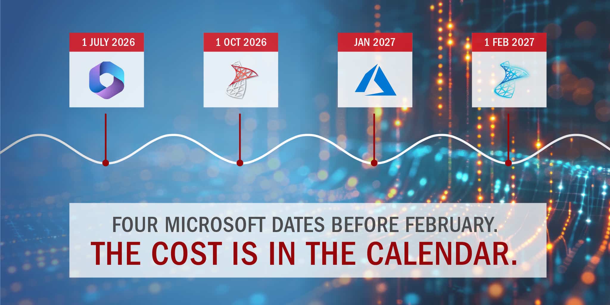 Four Microsoft Dates Before February. The Cost Is in the Calendar.